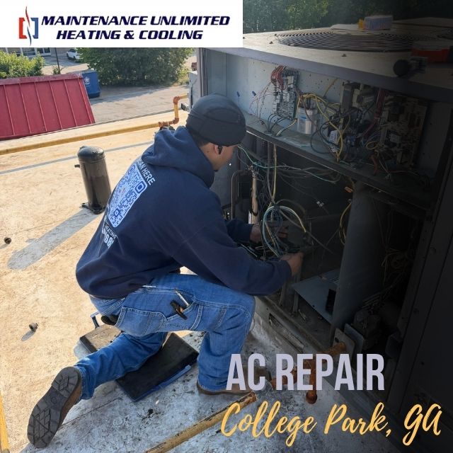 AC Repair in College Park GA 2 AC repair College Park GA Maintenance Unlimited Heating Cooling