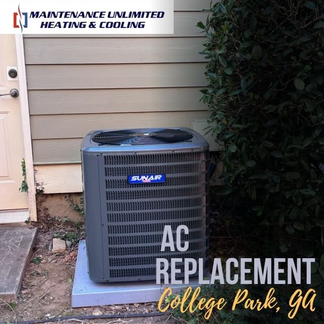 AC replacement College Park GA Maintenance Unlimited Heating Cooling