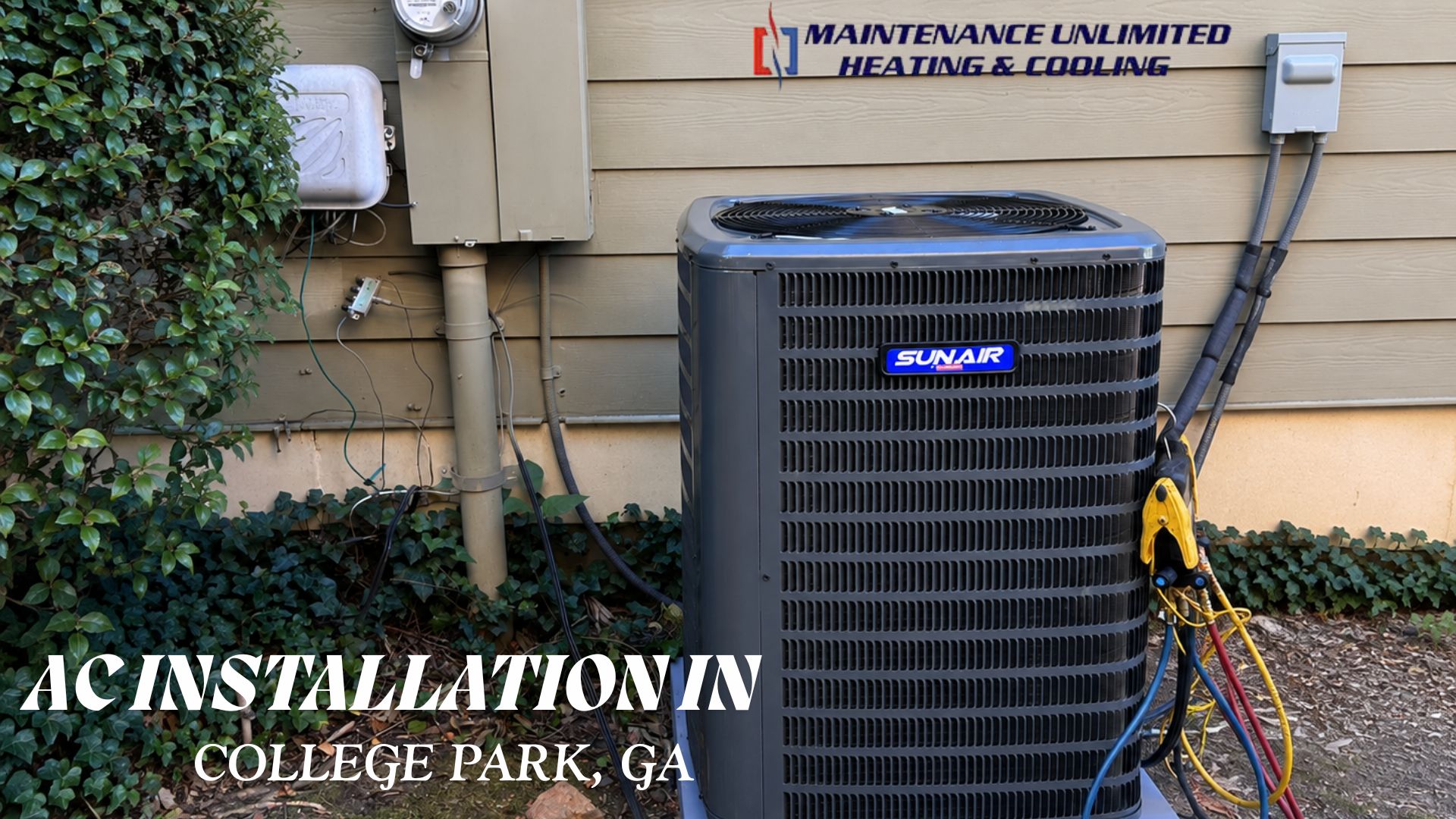 AC installation College Park GA Maintenance Unlimited Heating Cooling
